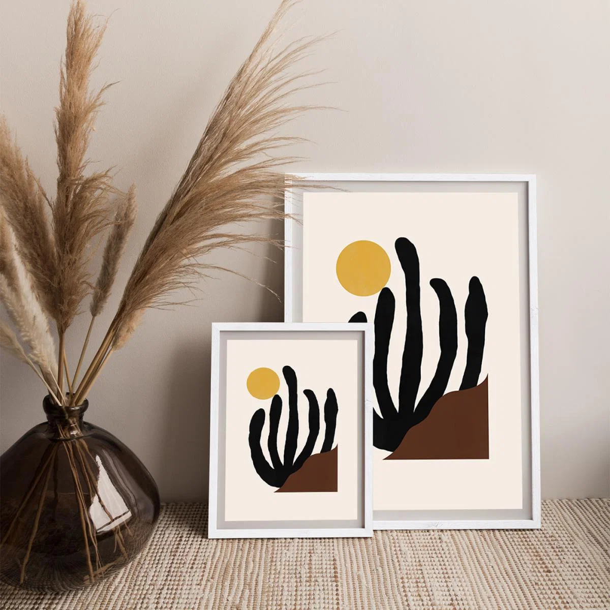 Canyon Art Print White Frame – image 9