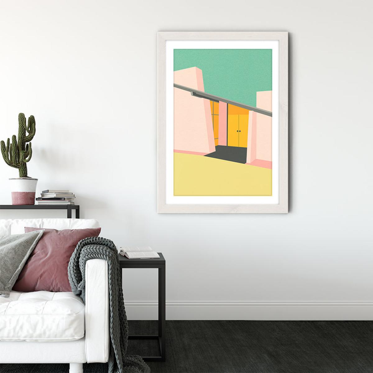 Mid Century Home Art Print White Frame – image 6