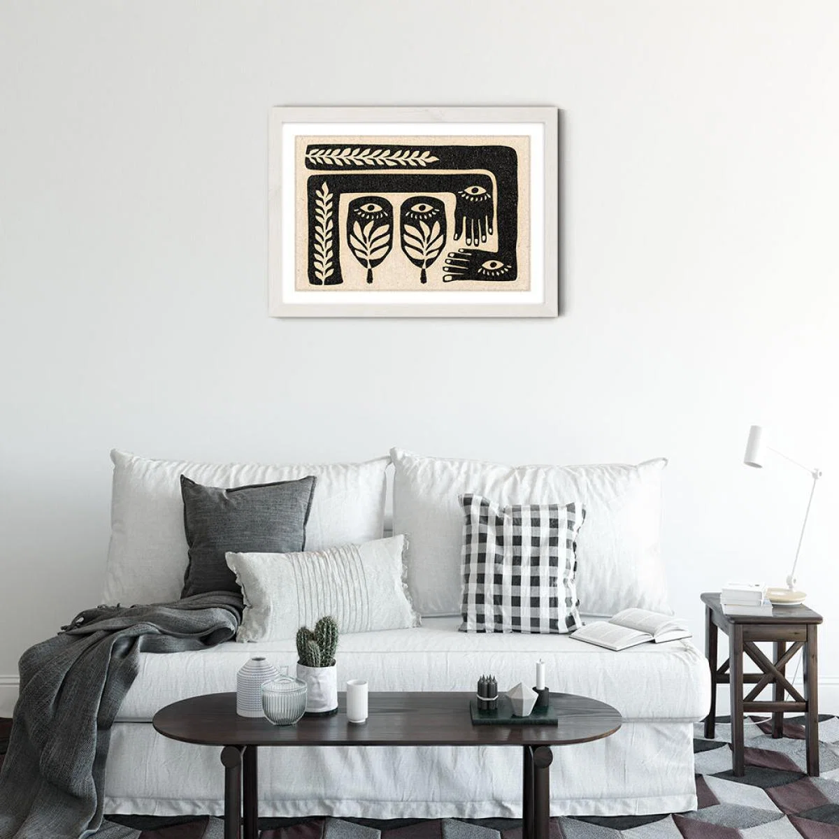 It Flows Through You Art Print White Frame – image 3