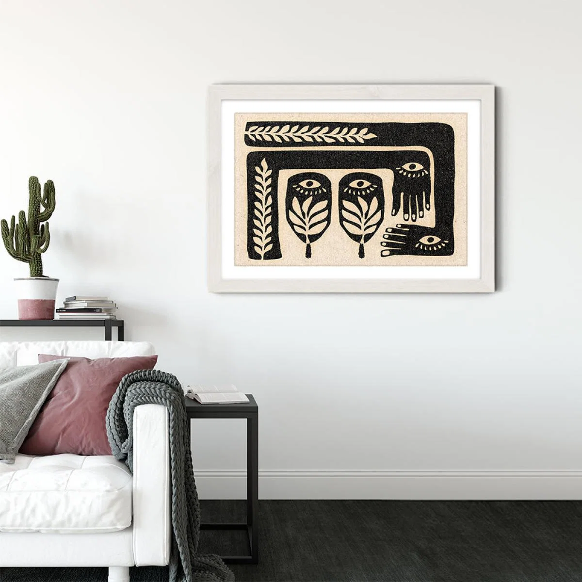 It Flows Through You Art Print White Frame – image 4
