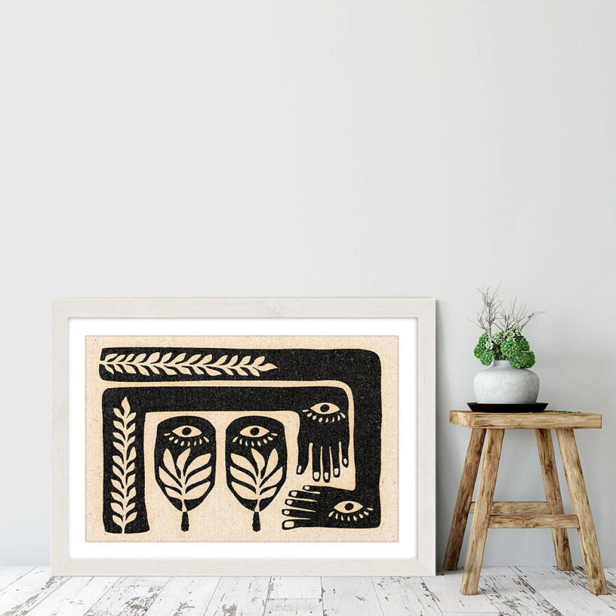 It Flows Through You Art Print White Frame – image 5
