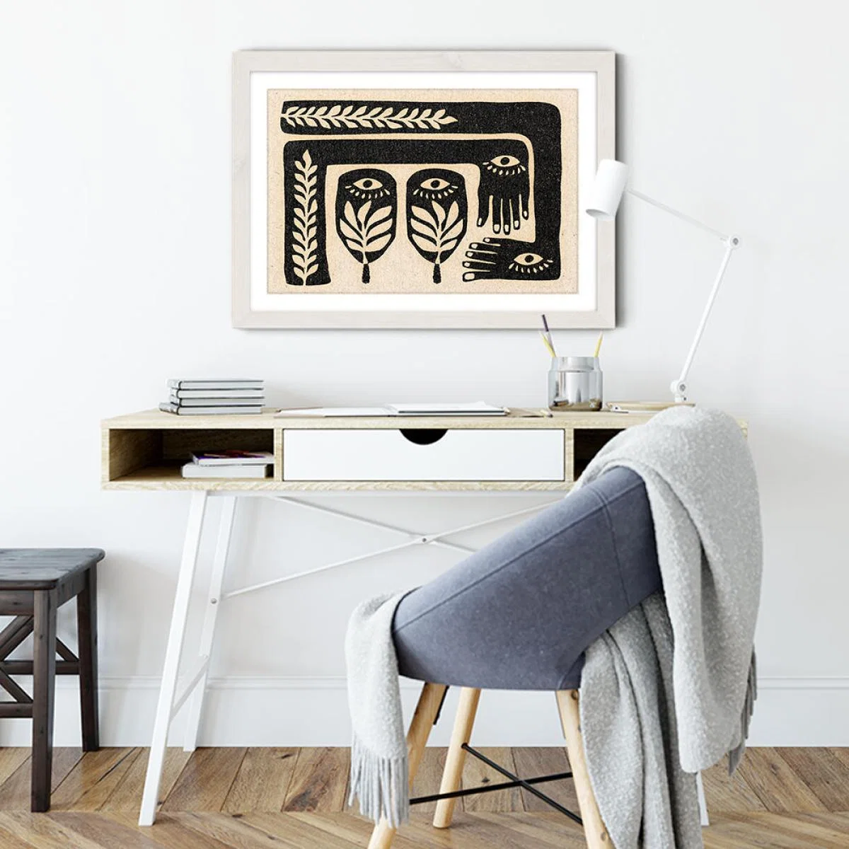 It Flows Through You Art Print White Frame – image 6