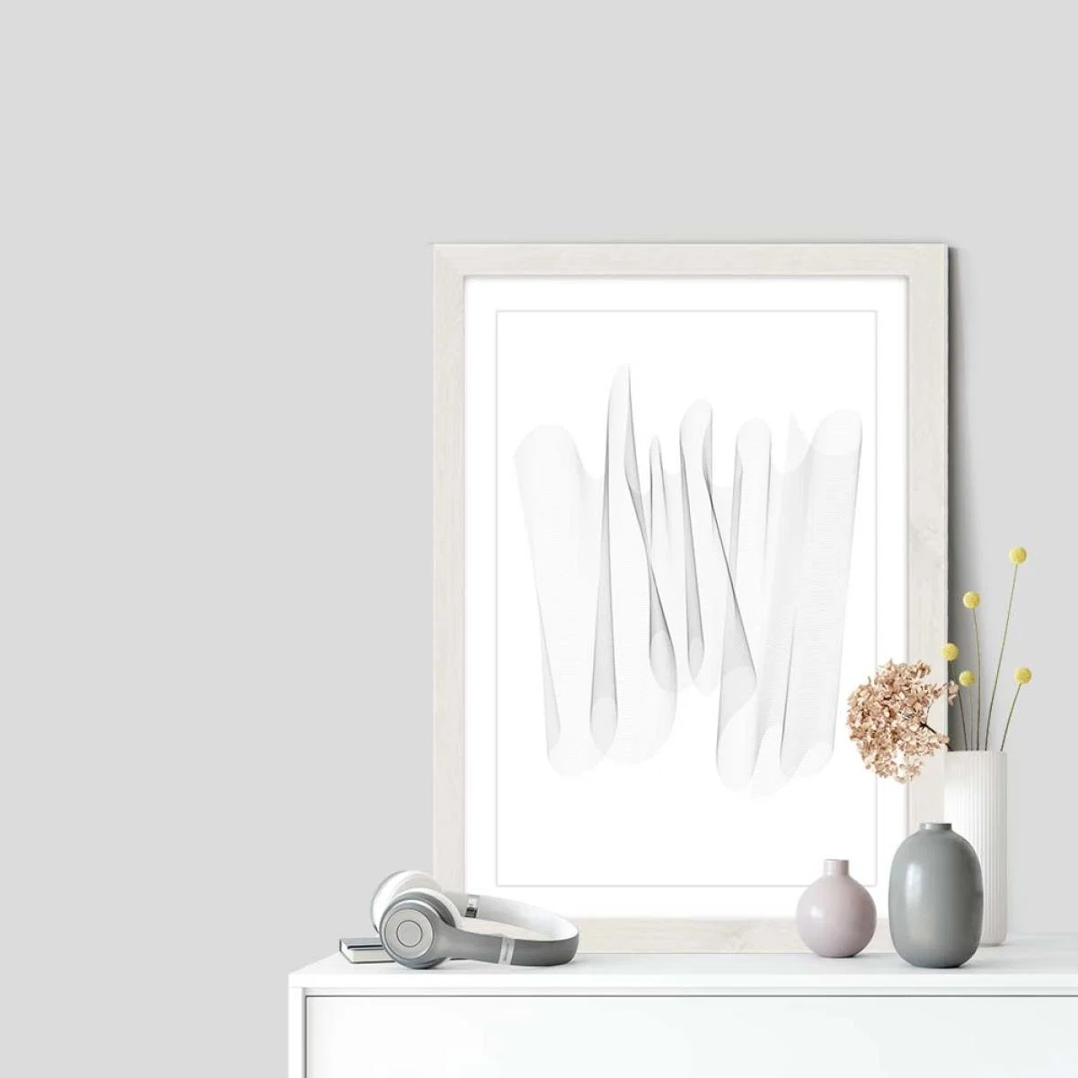 White Frame Sculpture II Art Print – image 7