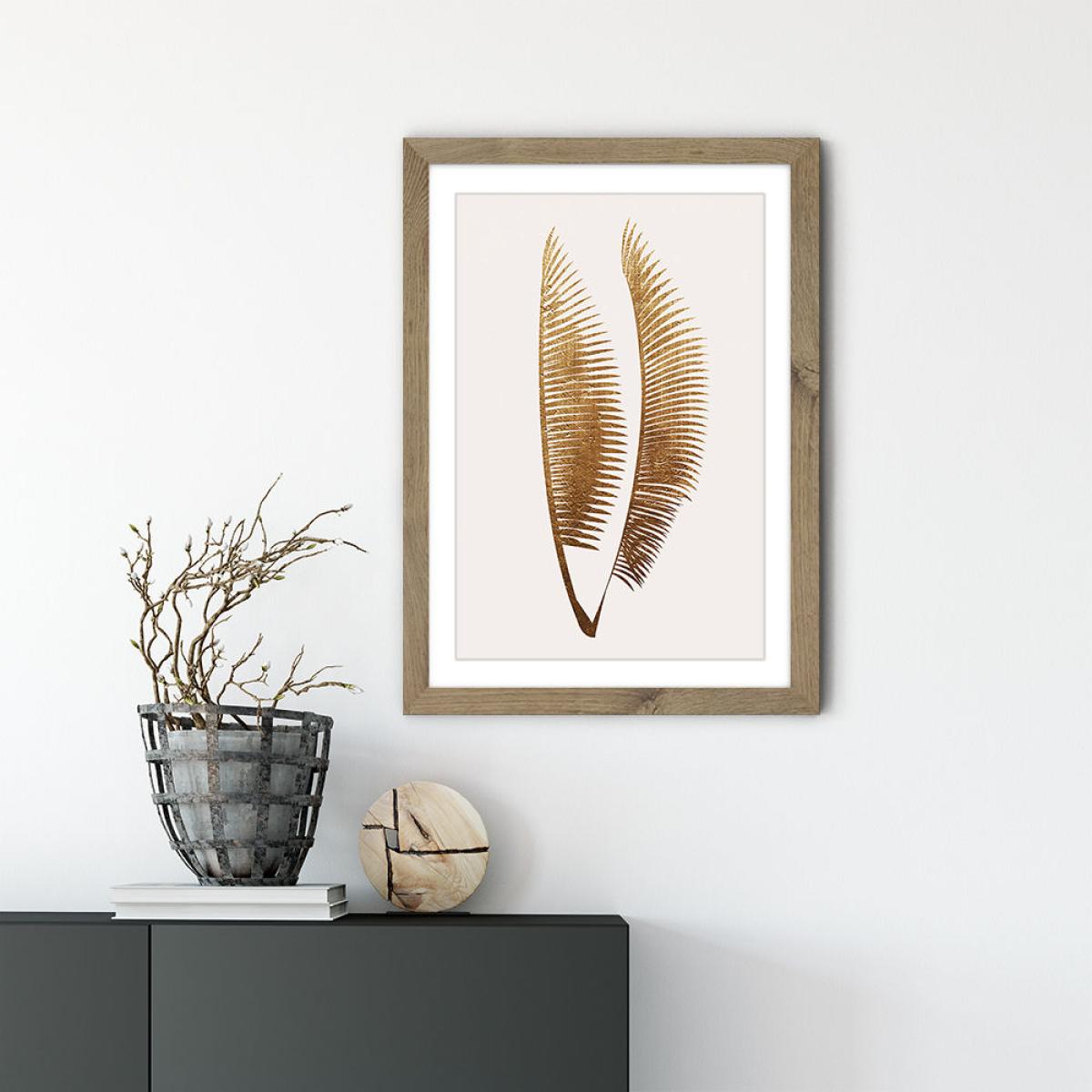 Geometrica No.2 Art Print Oak Frame – image 2