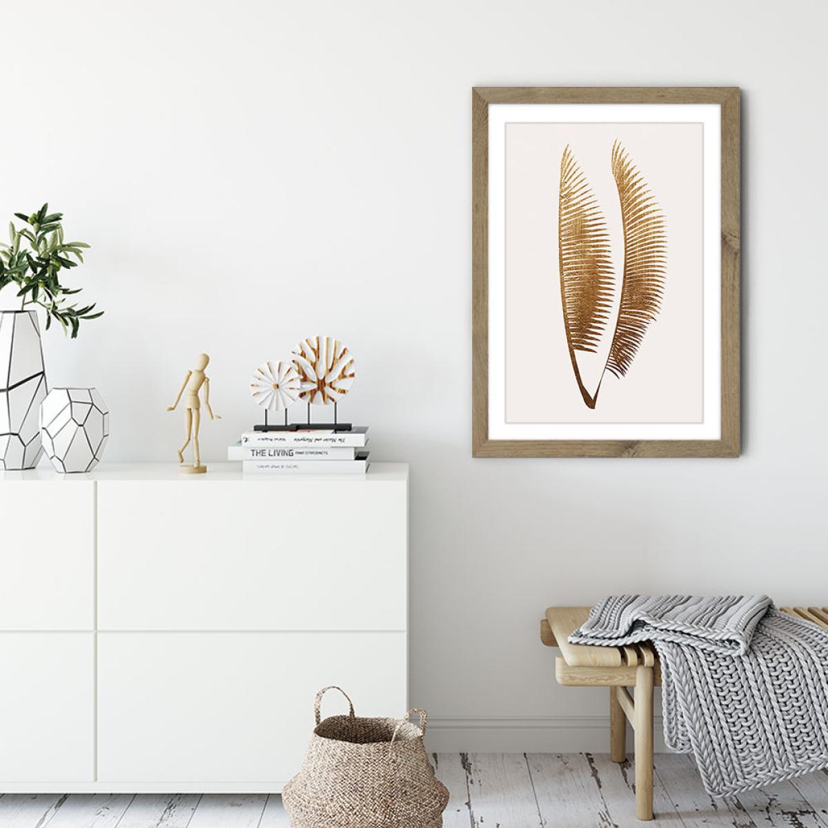 Geometrica No.2 Art Print Oak Frame – image 3