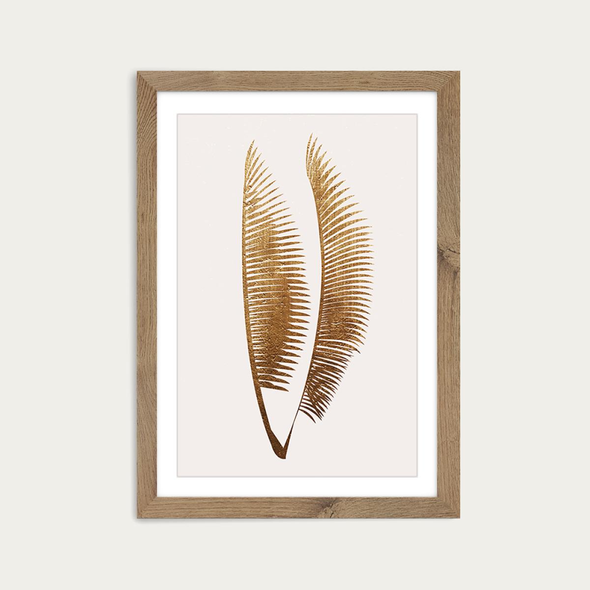 Geometrica No.2 Art Print Oak Frame – image 1