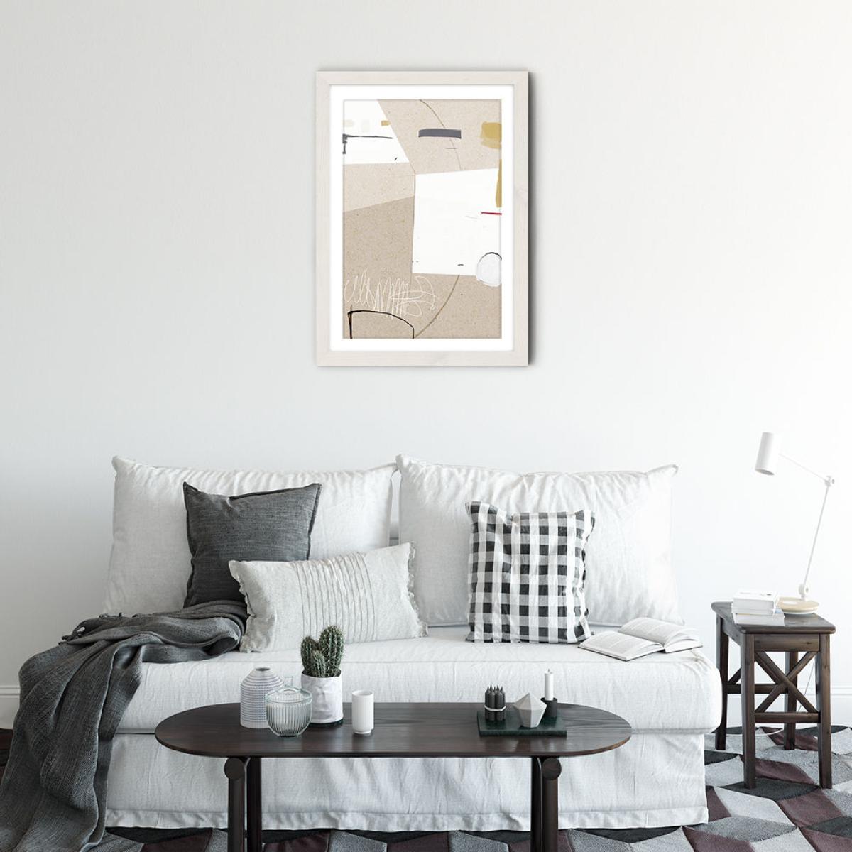 Block Art Print White Frame – image 2