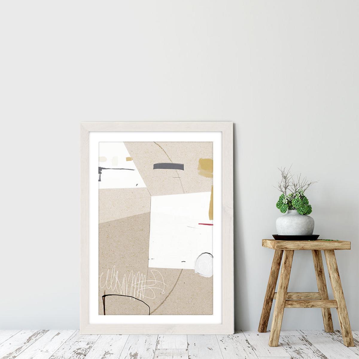 Block Art Print White Frame – image 6