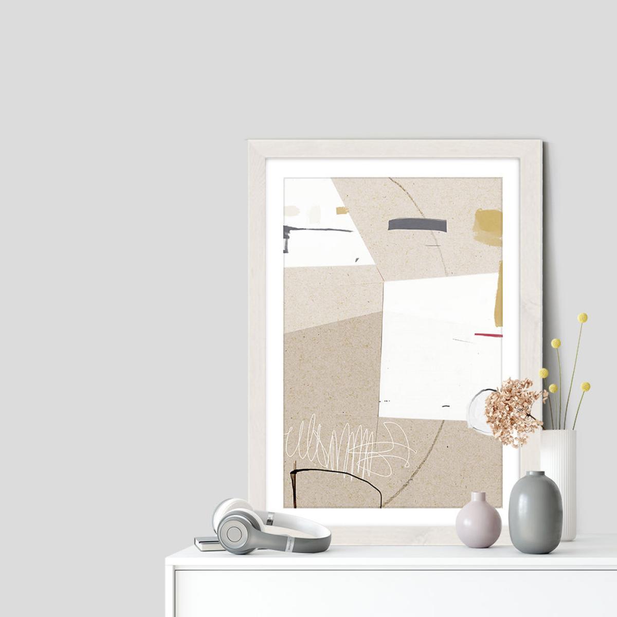 Block Art Print White Frame – image 7