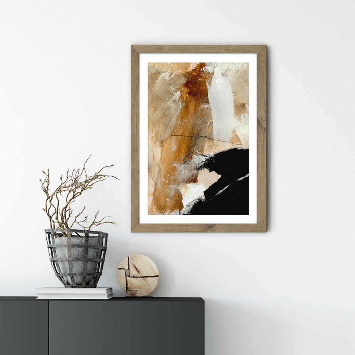 Underneath Art Print Oak Frame – image 2