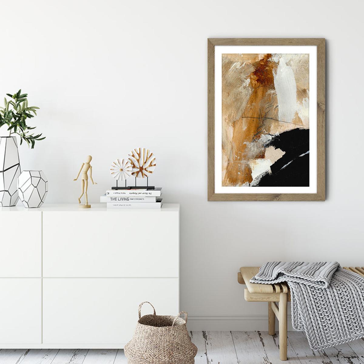 Underneath Art Print Oak Frame – image 3
