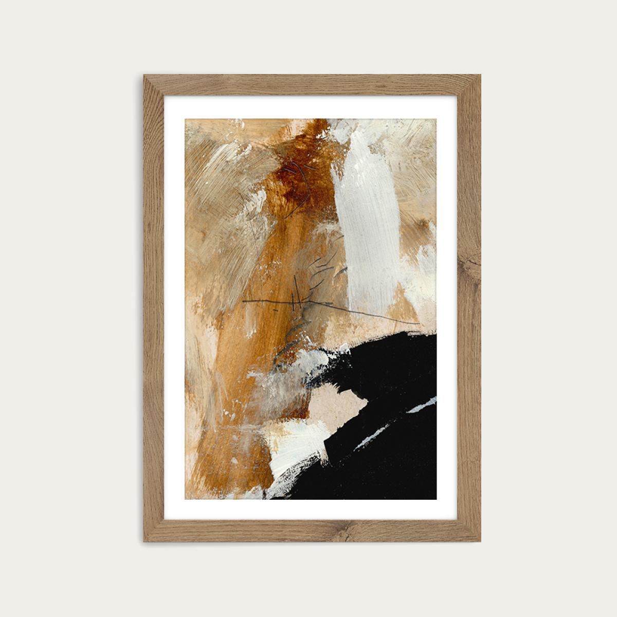 Underneath Art Print Oak Frame – image 1