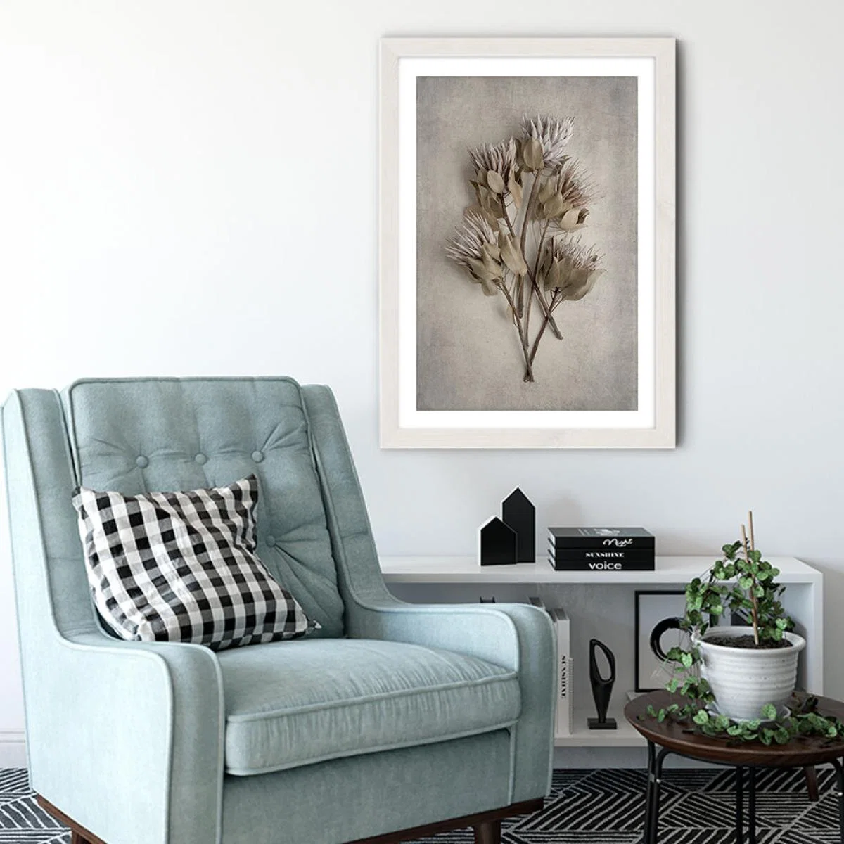 Everlasting 3 Art Print White Frame – image 4