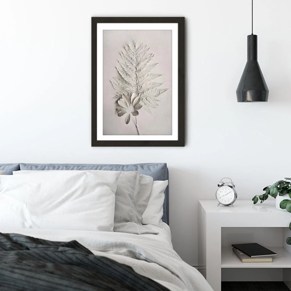Alabaster Forest 4 Art Print Black Frame – image 4