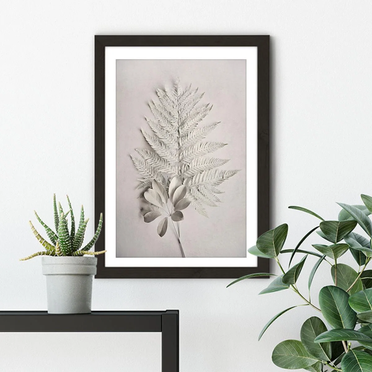 Alabaster Forest 4 Art Print Black Frame – image 7
