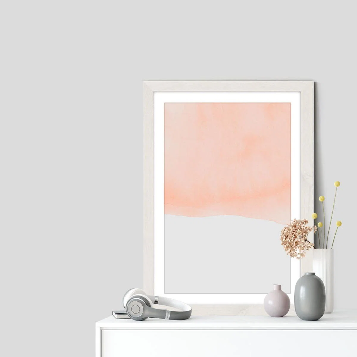 Sand Art Print White Frame – image 5