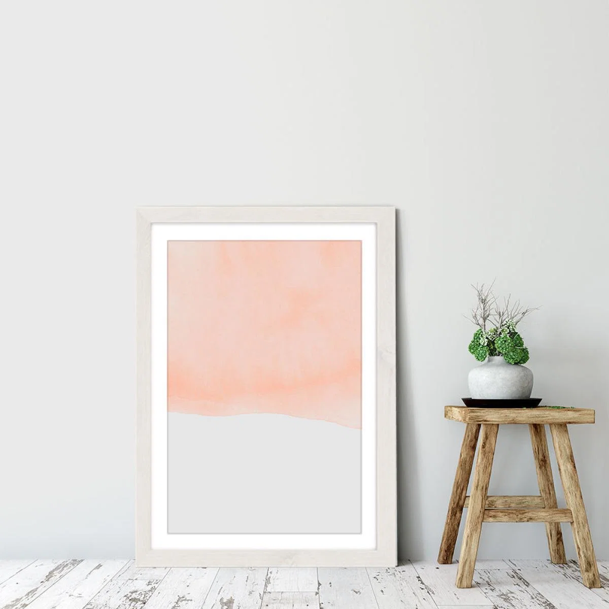 Sand Art Print White Frame – image 6