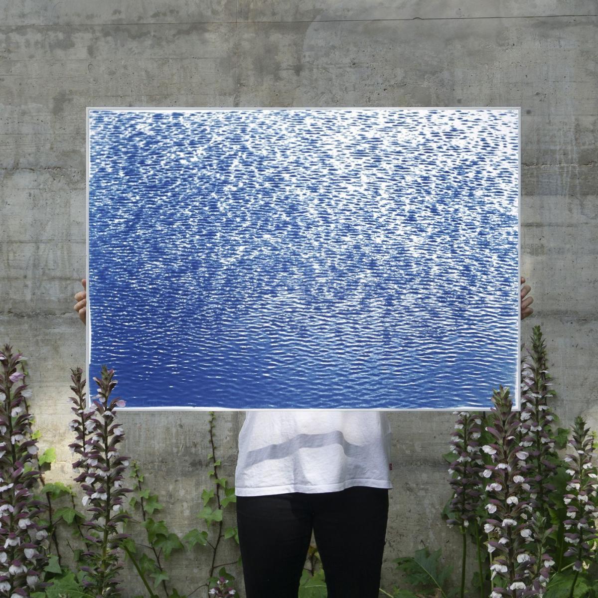 Serene Cove Waters Handmade Cyanotype Art Print – image 4