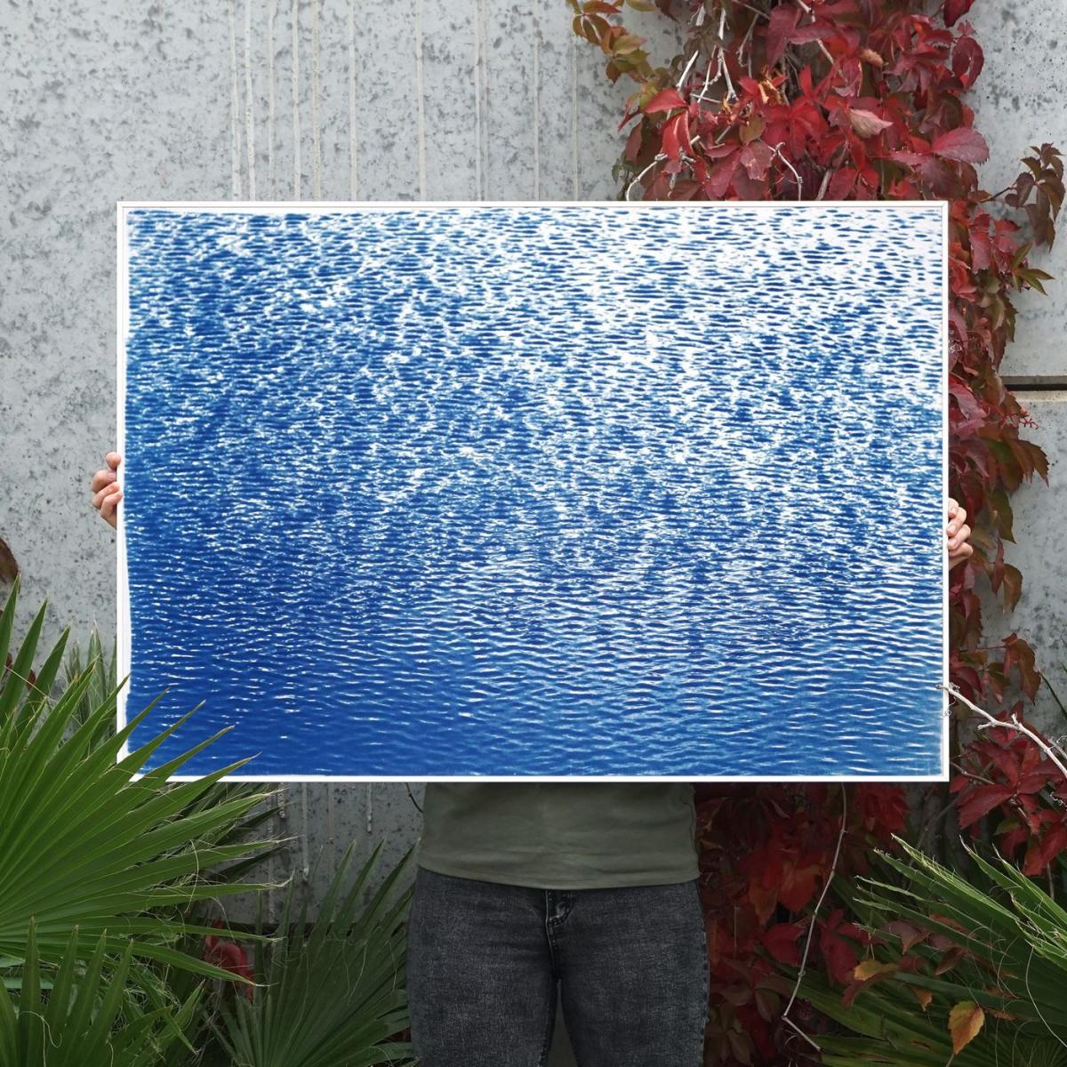 Serene Cove Waters Handmade Cyanotype Art Print – image 8