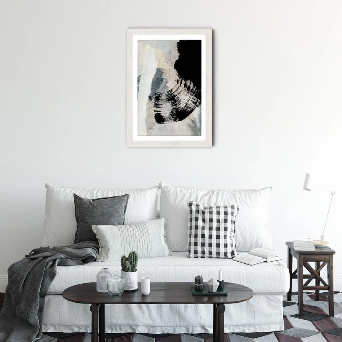 Giant Art Print White Frame – image 2