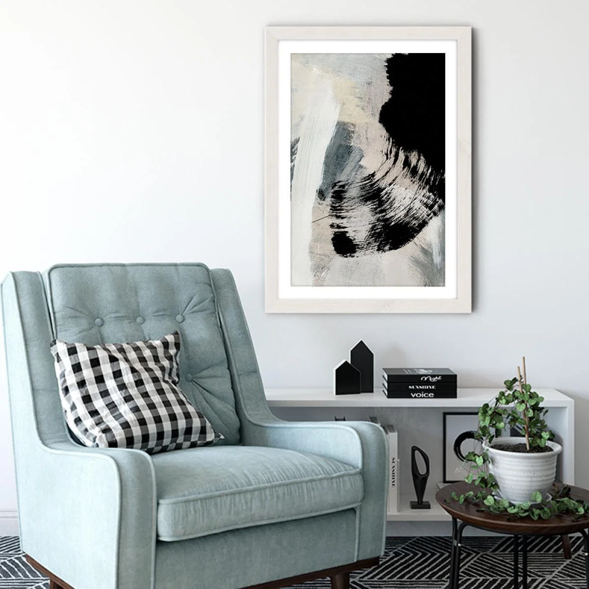 Giant Art Print White Frame – image 4