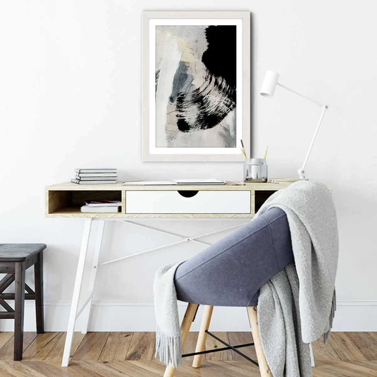 Giant Art Print White Frame – image 5