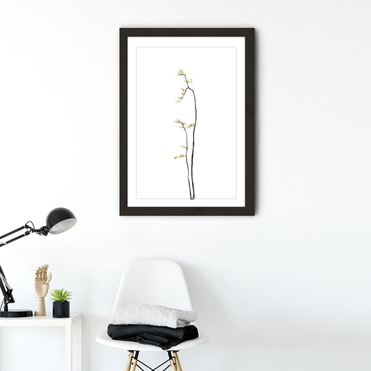 Bonsai Tree 1 Art Print Black Frame – image 2