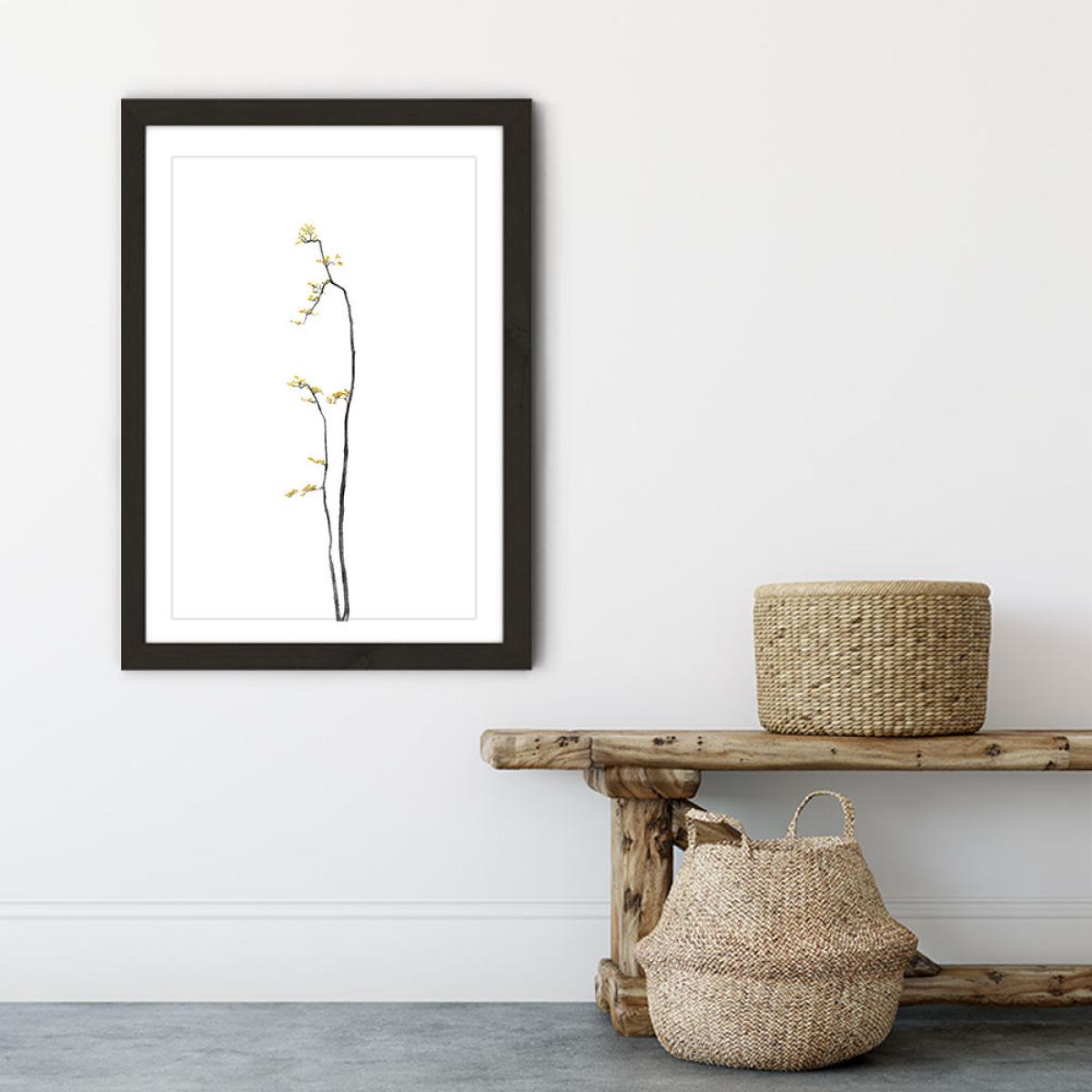 Bonsai Tree 1 Art Print Black Frame – image 6
