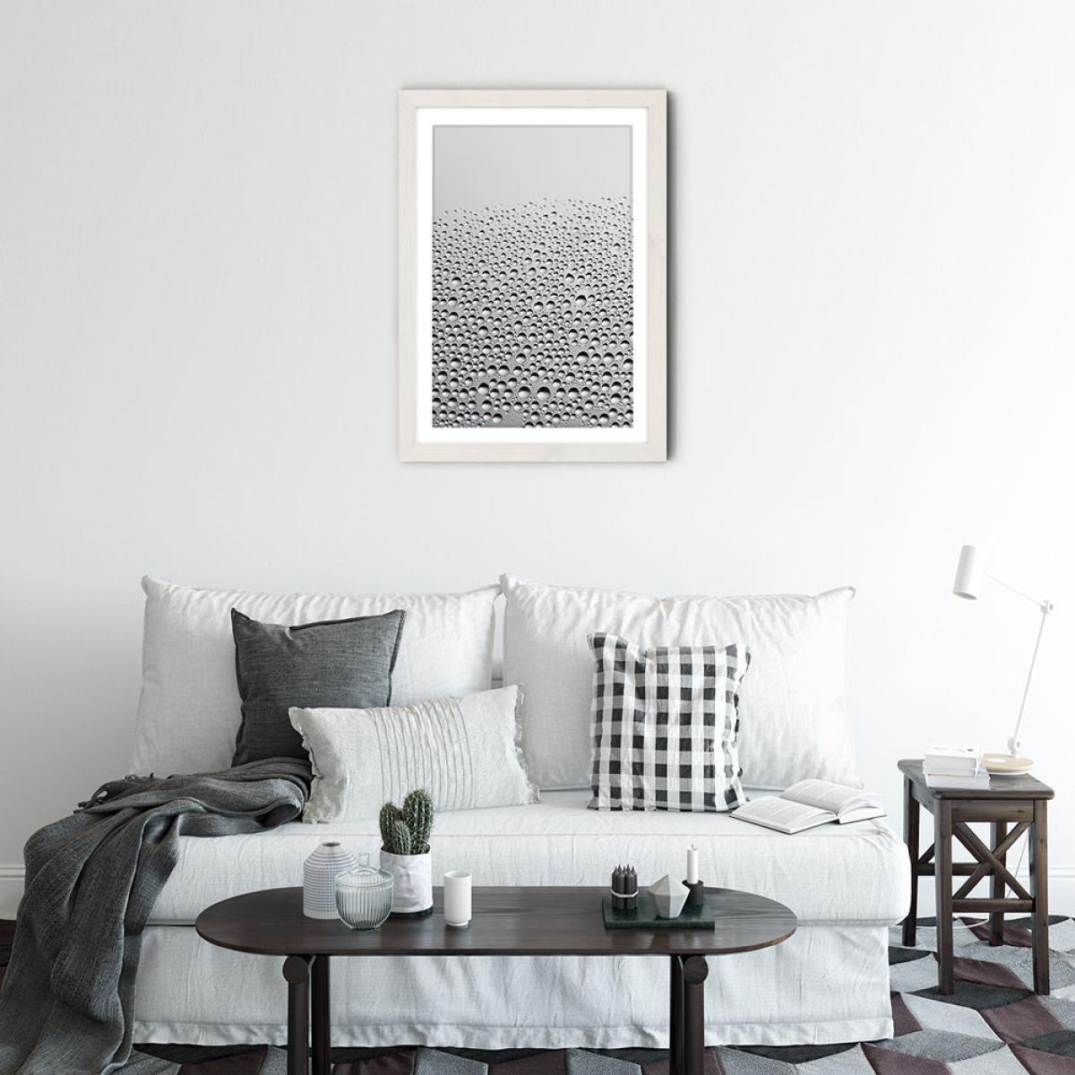 Window View Art Print White Frame – image 2