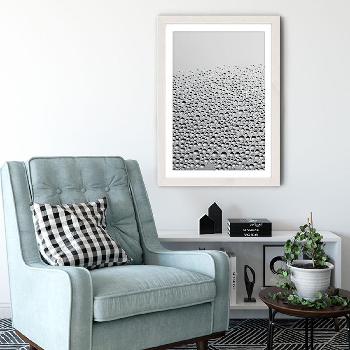 Window View Art Print White Frame – image 4
