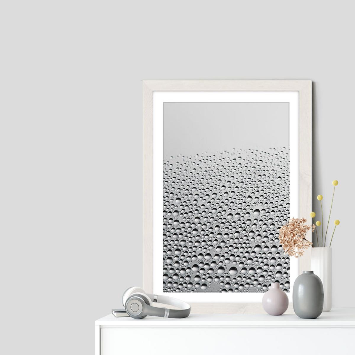 Window View Art Print White Frame – image 7