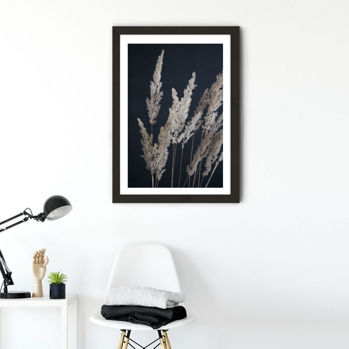 Perfect Pampas in The Dark Art Print Black Frame – image 2