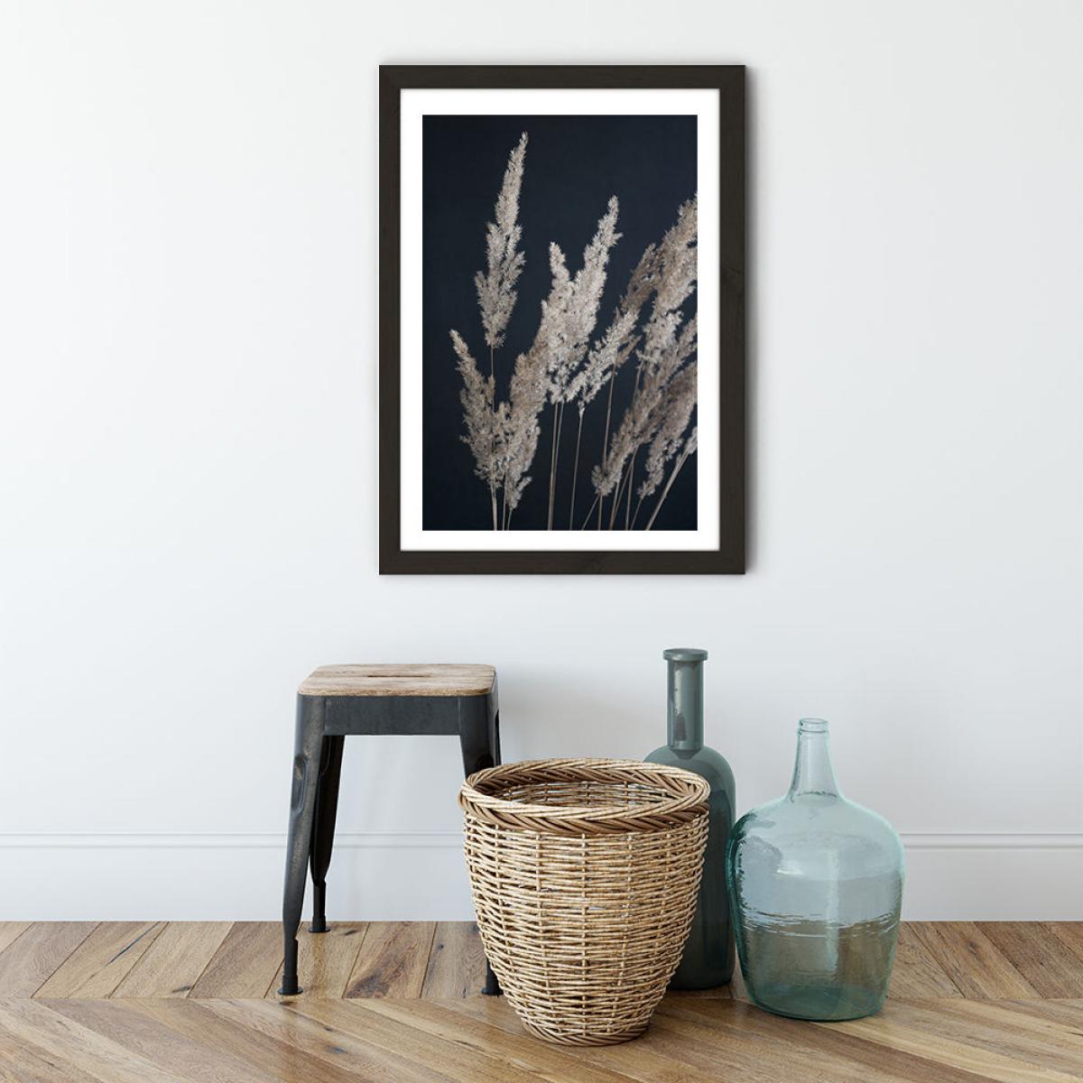 Perfect Pampas in The Dark Art Print Black Frame – image 3