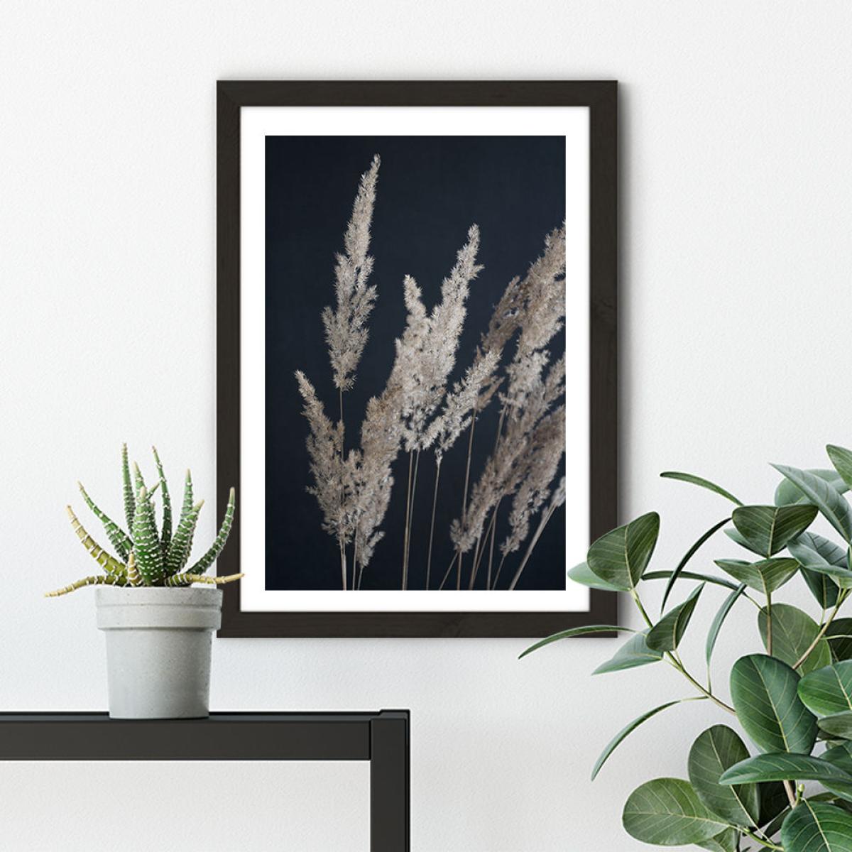 Perfect Pampas in The Dark Art Print Black Frame – image 4