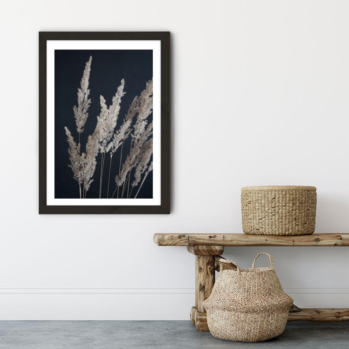 Perfect Pampas in The Dark Art Print Black Frame – image 6