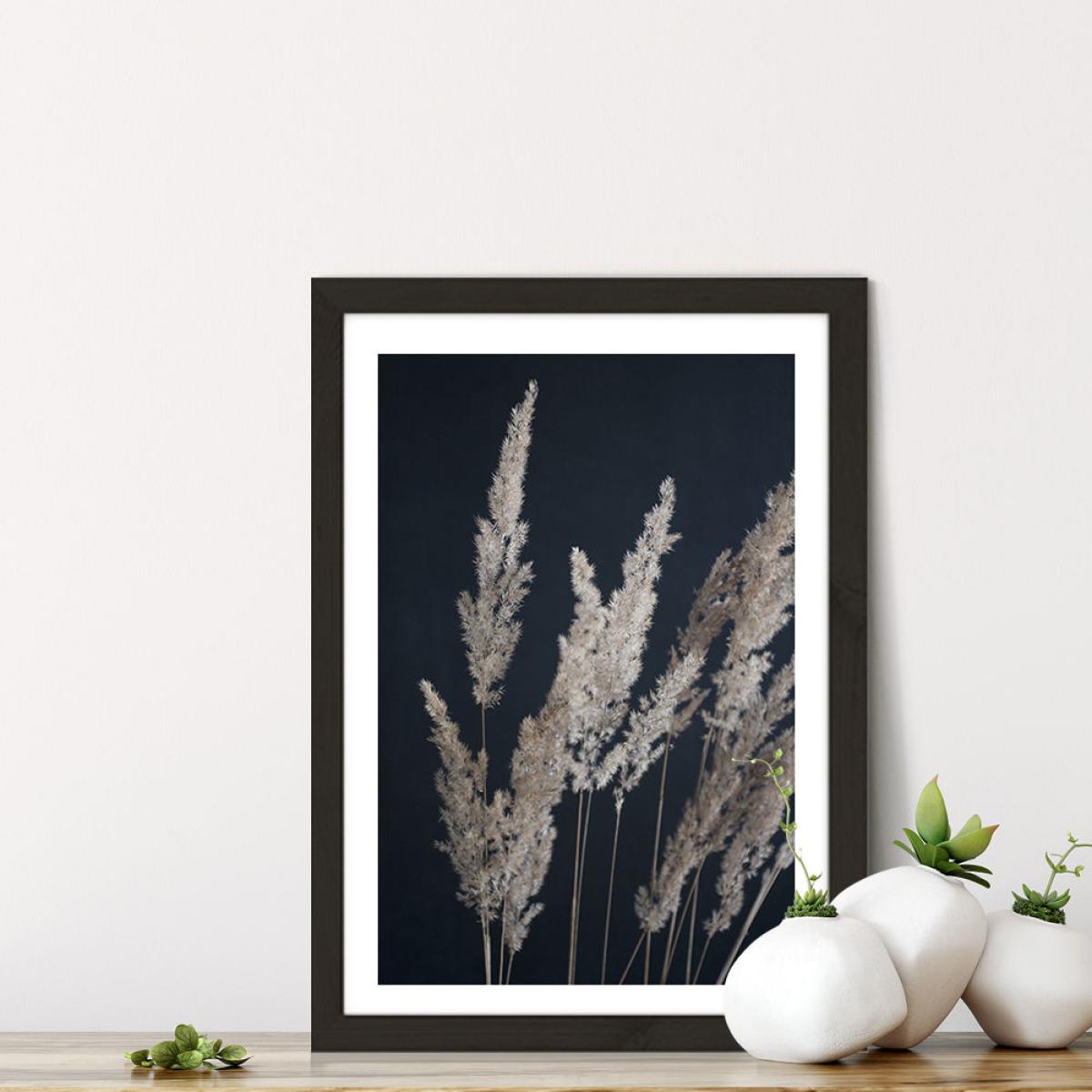 Perfect Pampas in The Dark Art Print Black Frame – image 7