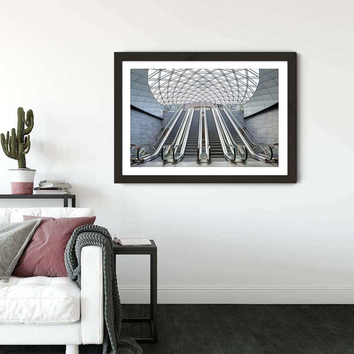 Triangeln Art Print Black Frame – image 2