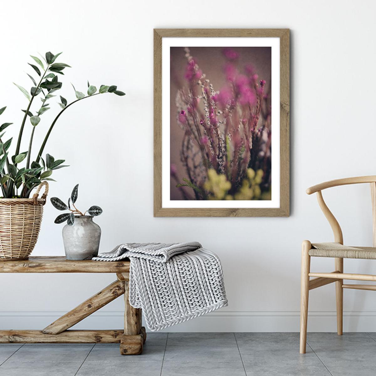 Warm Fynbos 5 Art Print Oak Frame – image 4