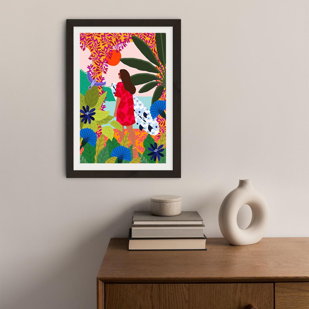 Going Surfing Art Print Black Frame – image 2