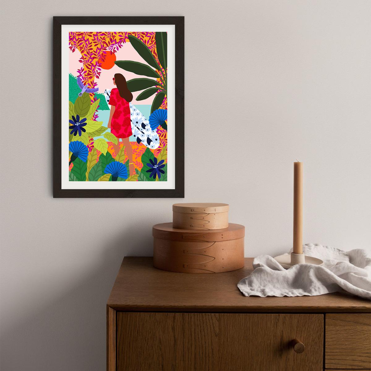 Going Surfing Art Print Black Frame – image 3