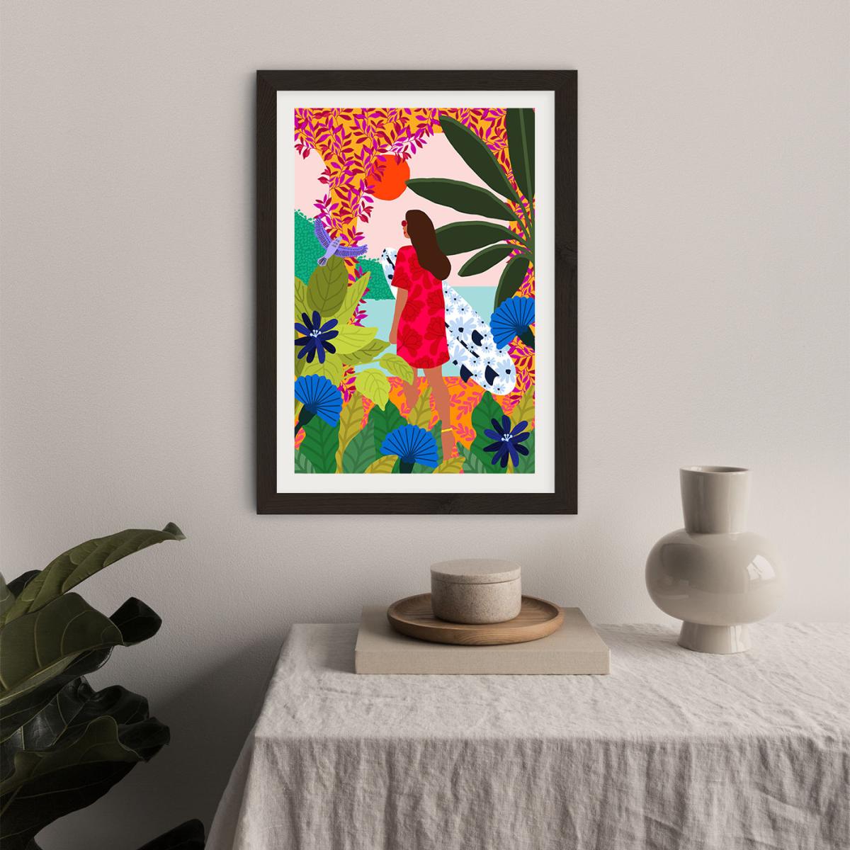Going Surfing Art Print Black Frame – image 4