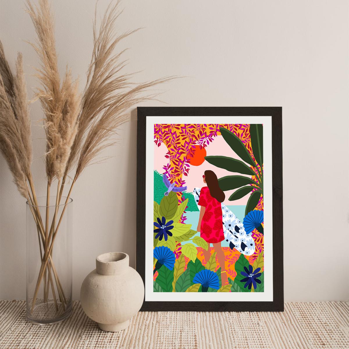 Going Surfing Art Print Black Frame – image 6