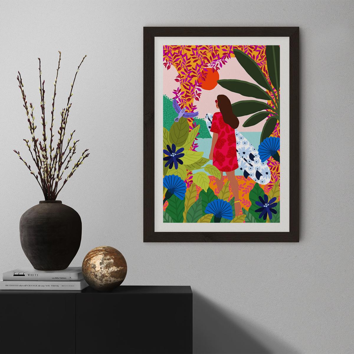 Going Surfing Art Print Black Frame – image 8