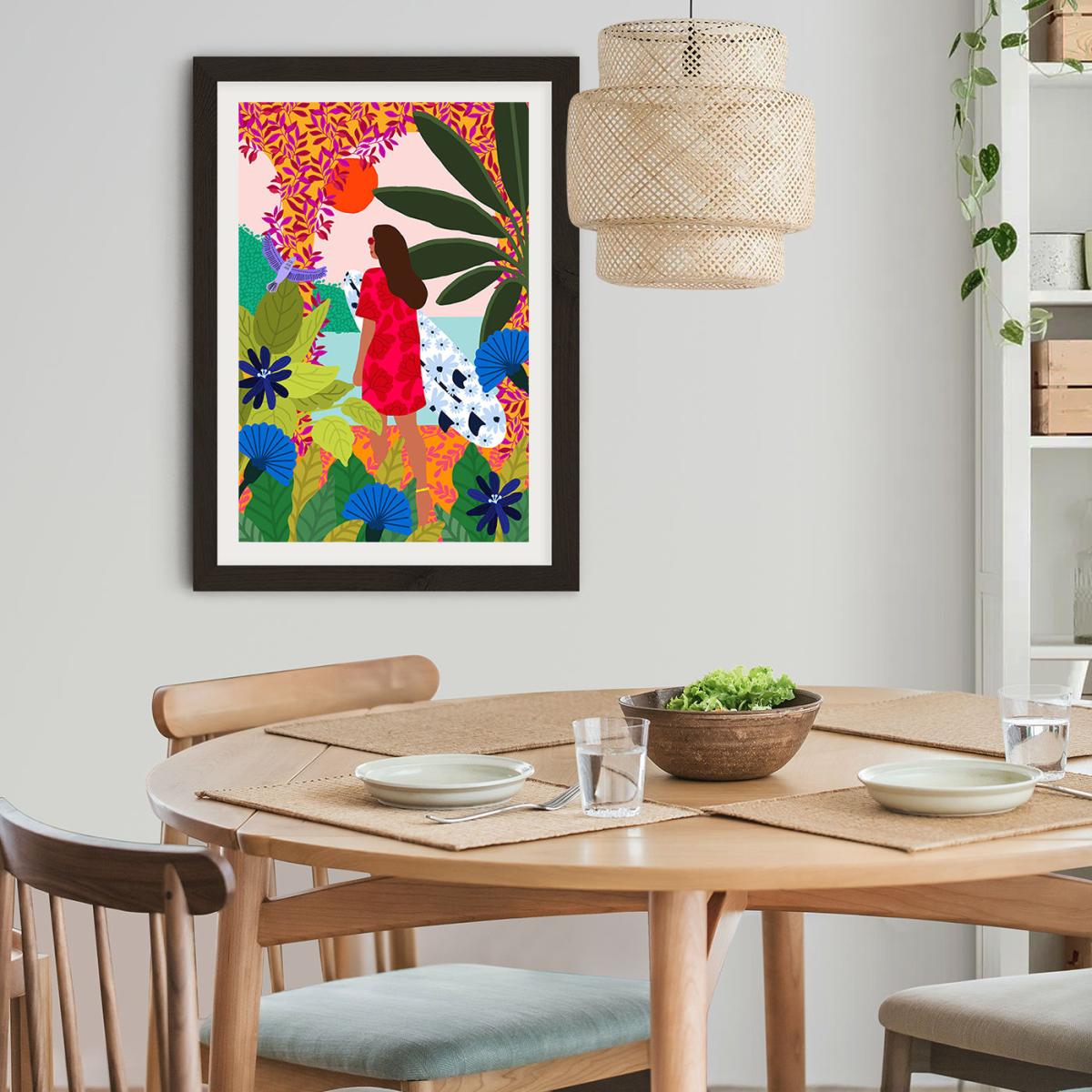 Going Surfing Art Print Black Frame – image 9