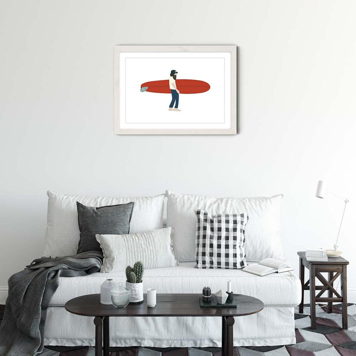 Keen Special Art Print White Frame – image 2
