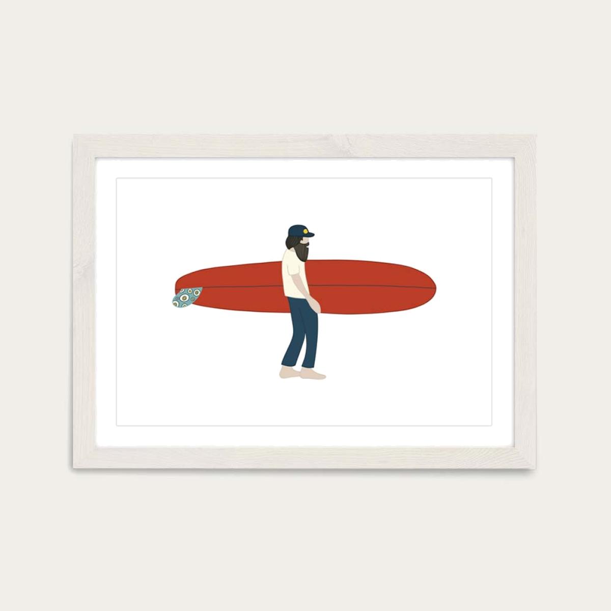 Keen Special Art Print White Frame – image 1