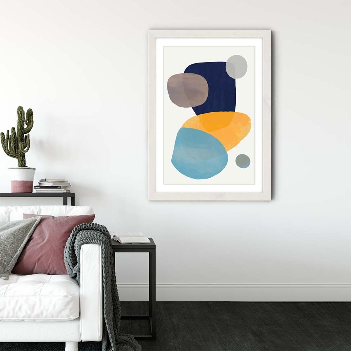 Oceana No.2 Art Print White Frame – image 3