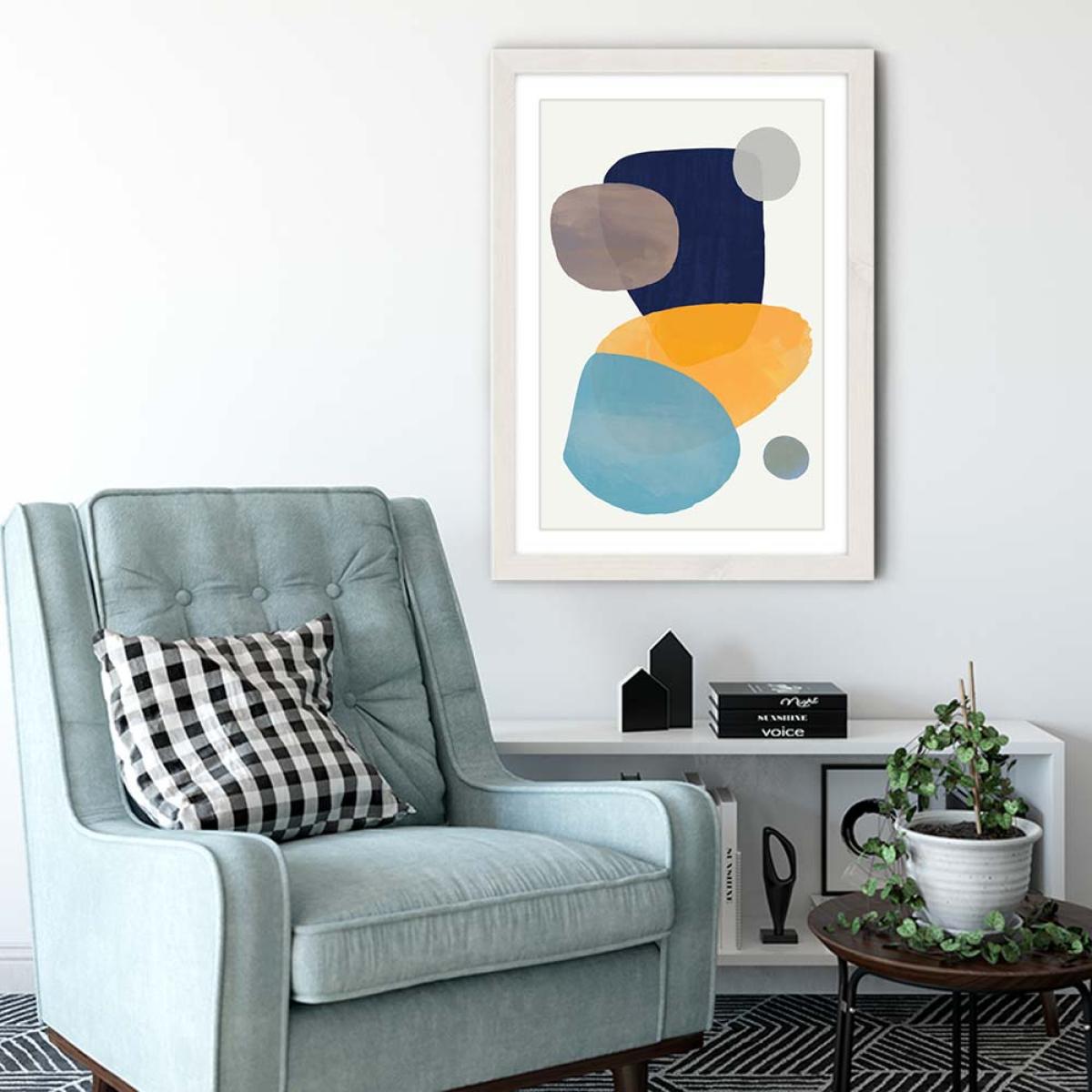 Oceana No.2 Art Print White Frame – image 4