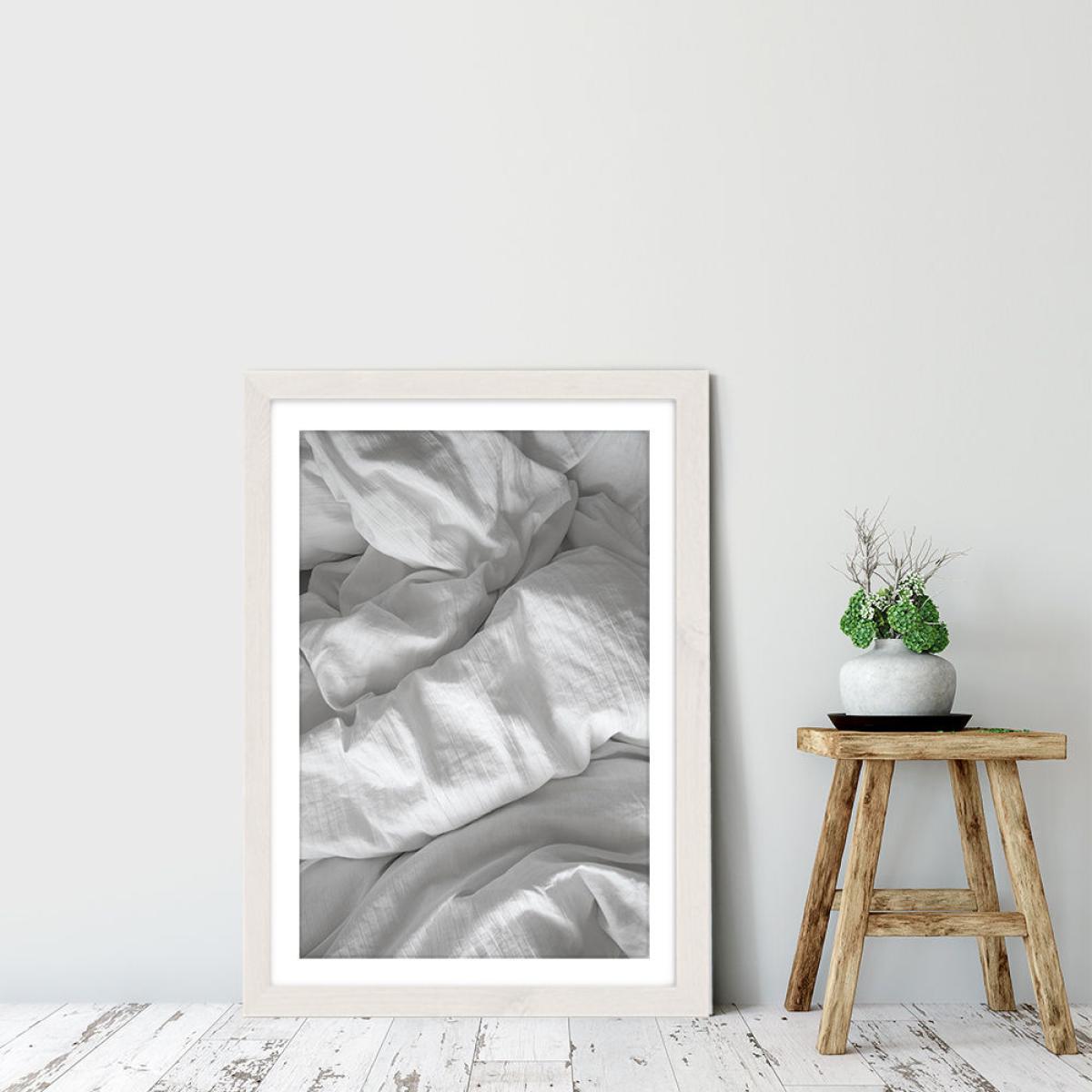 A Perfect Day in Bed Art Print White Frame – image 6