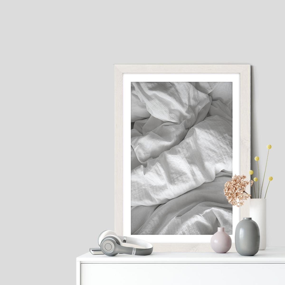 A Perfect Day in Bed Art Print White Frame – image 7